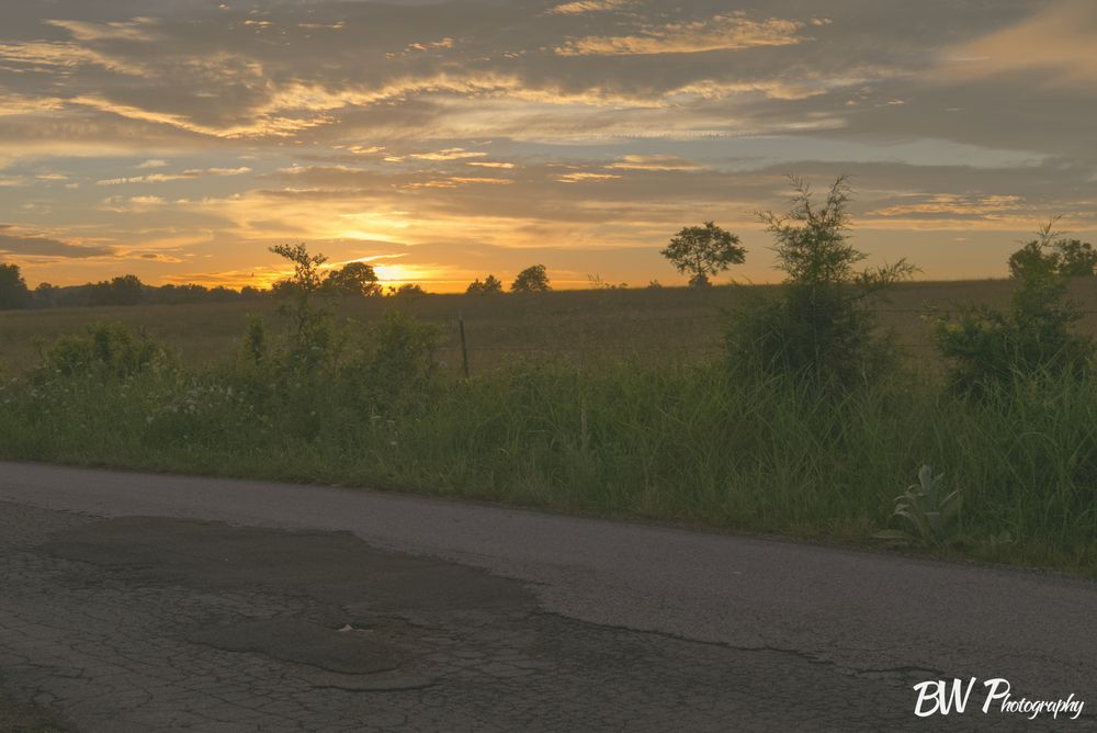Farm Sunset (8x12 Matte Print)